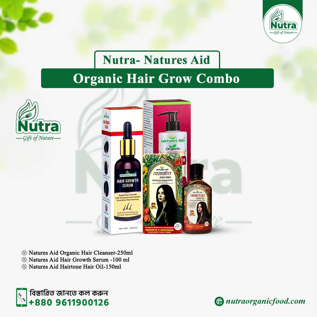 Nutra Skin Care Organic Hair Grow Combo