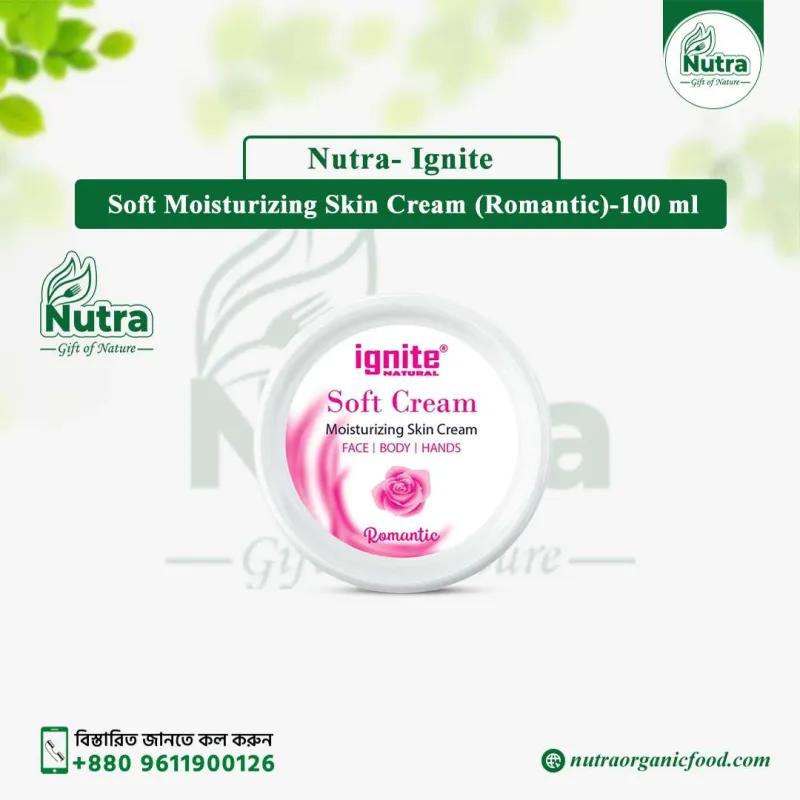 Ignite Soft Cream Moisturizing Skin Cream (Romantic) 100 ml