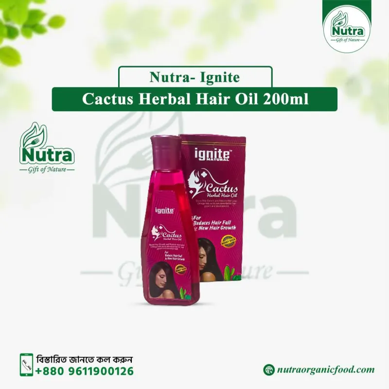 Ignite Cactus Herbal Hair Oil 200ml