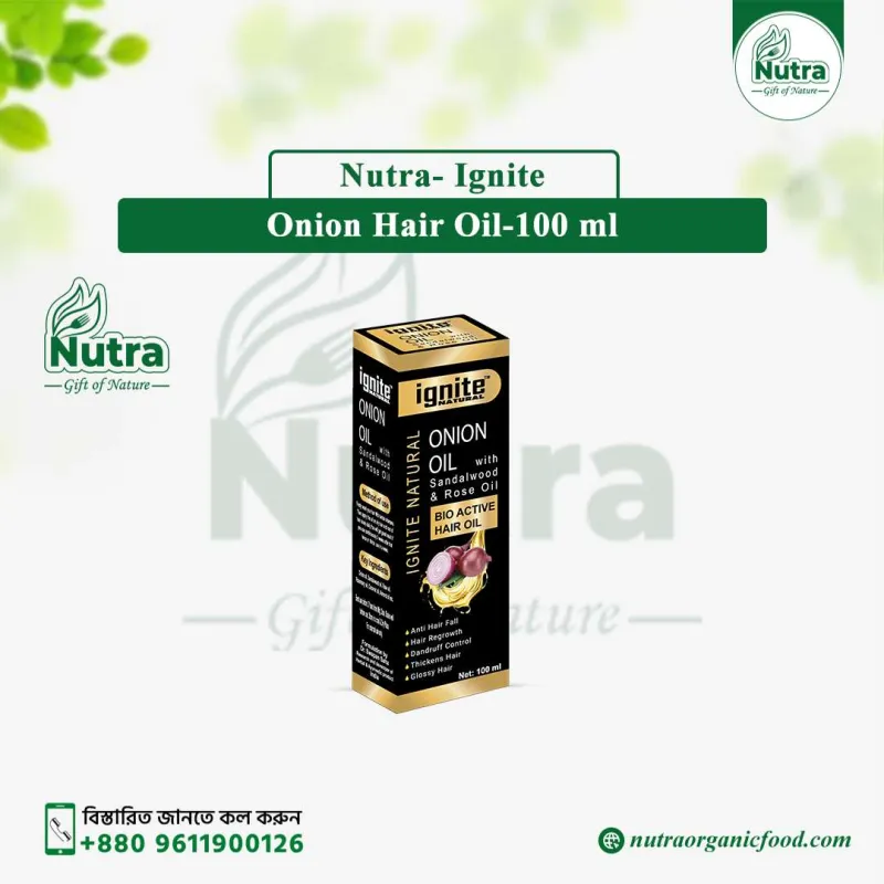 Ignite Onion Hair Oil with Sandalwood & Rose Oil