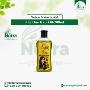 NATURES AID 6 in One Hair Oil-200ml